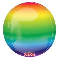 Rainbow Orbz Foil Balloon