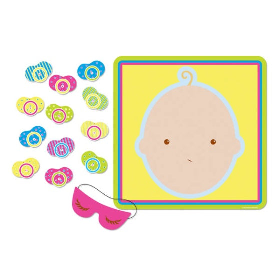 Pin The Pacifier baby shower game