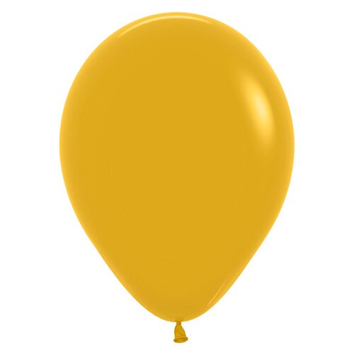 Mustard | 5" Balloons | Pack | Flat