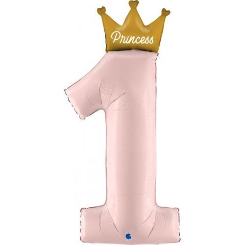 1st Birthday | Princess Balloon 117cm