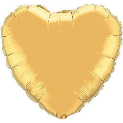 Gold Heart Balloon Foil