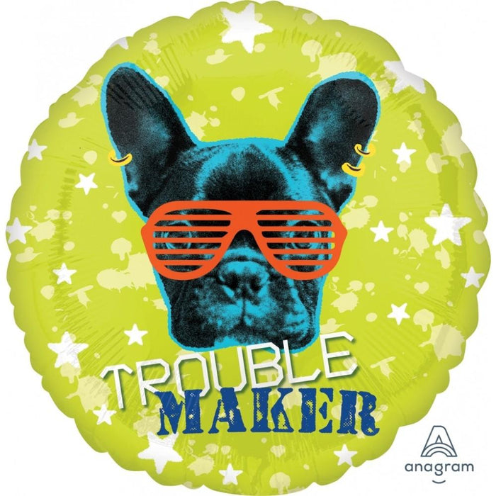Pug Dog Trouble Maker Balloon / Bouquet