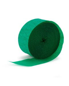 National Green Streamers - Crepe Paper