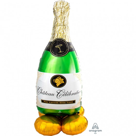 Bubbly Wine Bottle Balloon | Air Filled