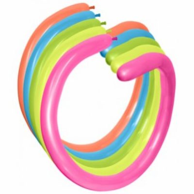 Twisting / Animals Making Neon Balloons ~ 260q's PK100 |Sempertex