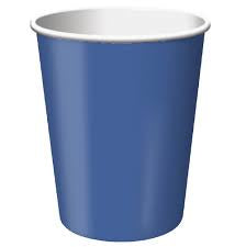 Royal Blue Paper Cups Pk20