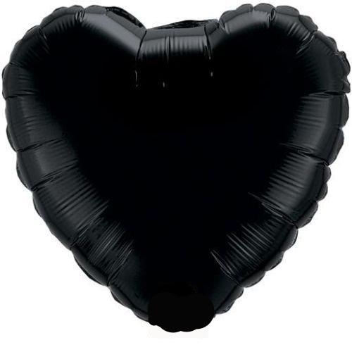 Black Heart Balloon Foil