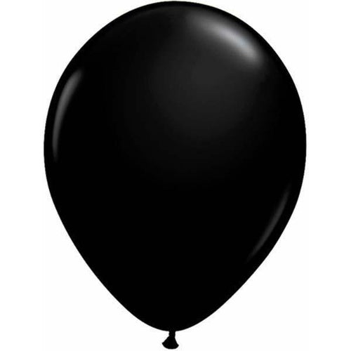 Black | 5" Balloons | Pack | Flat