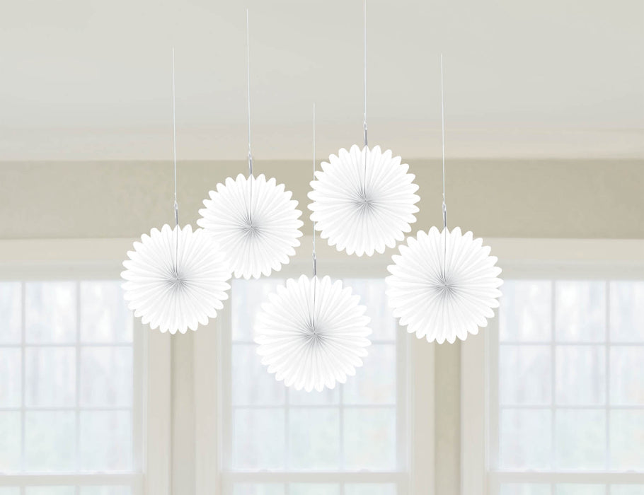 Hanging Fans 15cm | White| 5pk