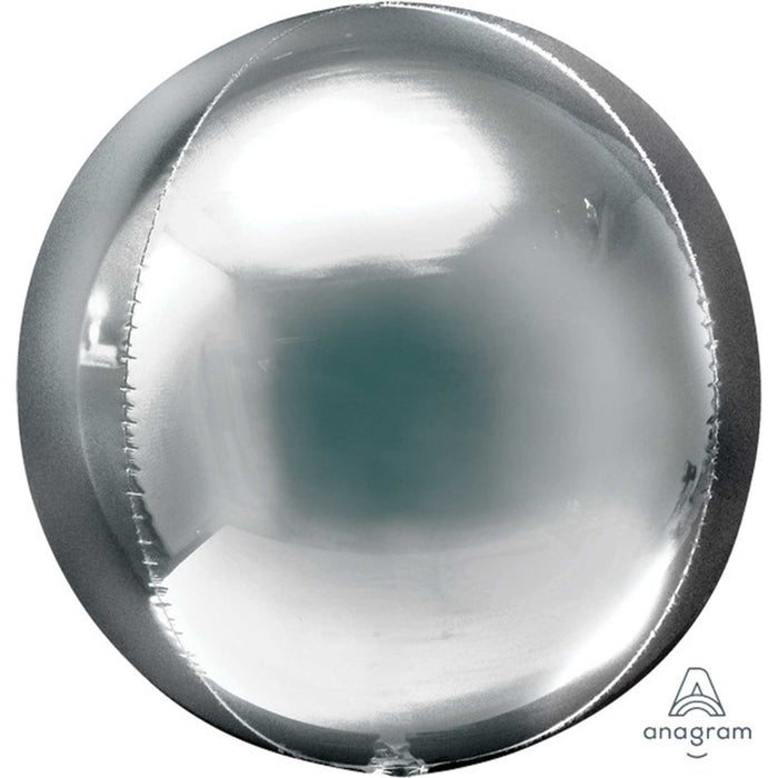 Silver Balloon - Foil - Orbz