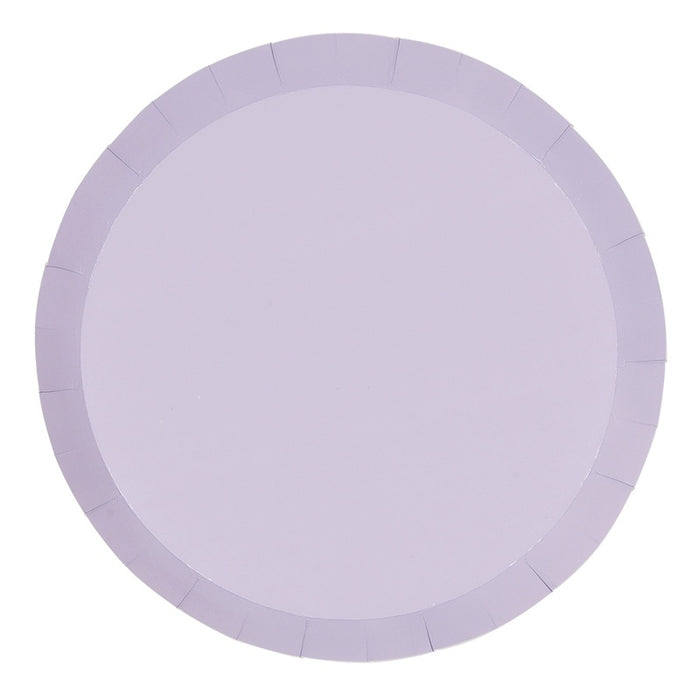 Lilac Paper Snack Plates | 10pk