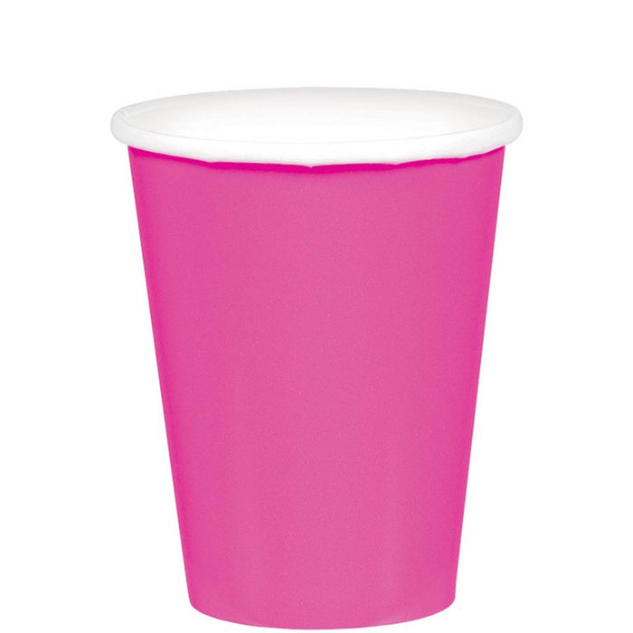 Paper Cups Bright Pink Pk20