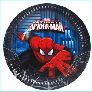 Spiderman Paper Plates 8pk