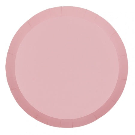Pastel Pink Paper Dinner Plates | 10pk