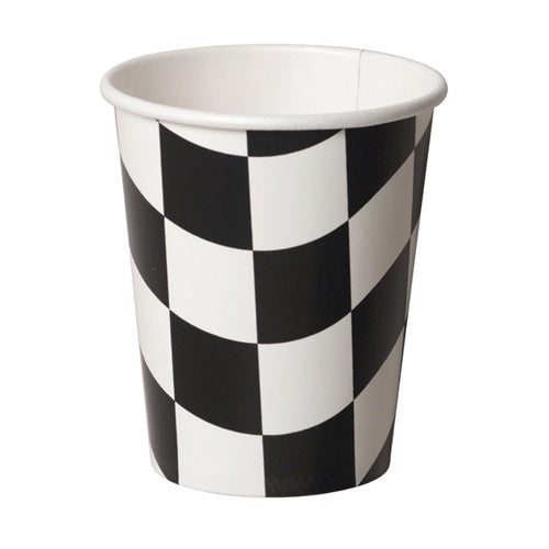 Racing Checkered Cups Pk8