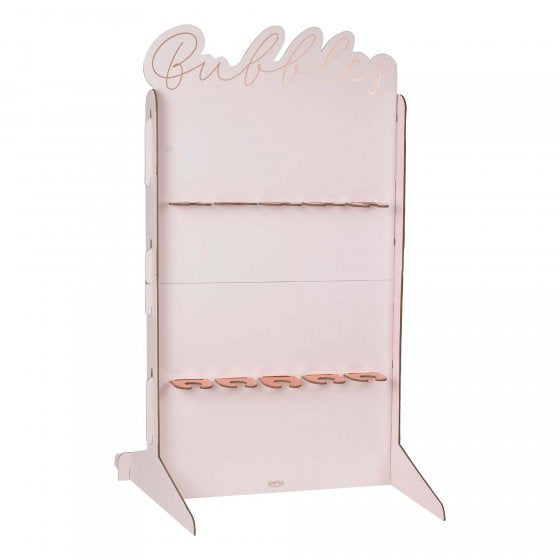 Rose Gold Prosecco Wall
