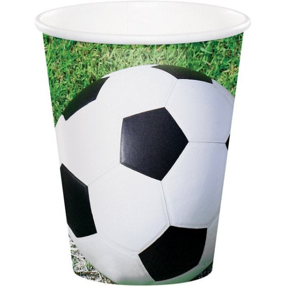 Soccer Ball Paper Cups 8pk
