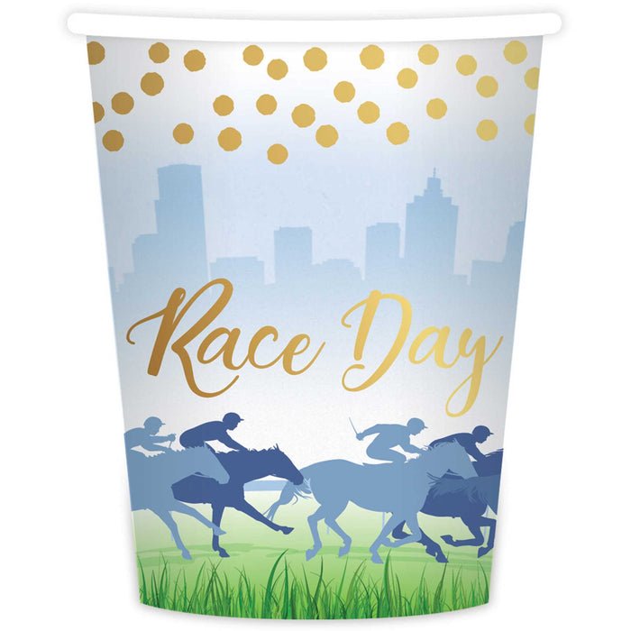 Race Day Paper Cups Pk8