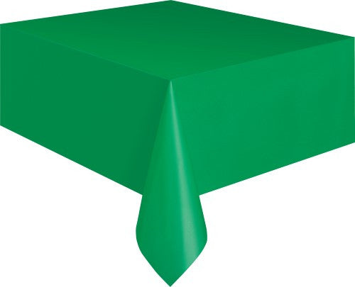 Emerald Green Plastic Tablecover