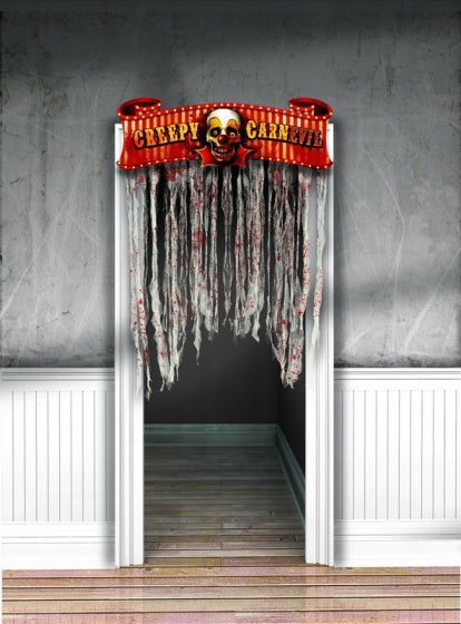 Creepy Carnival Doorway Curtain