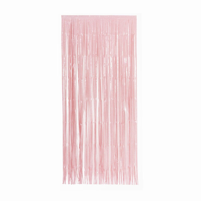 Door Curtain Pastel Pink