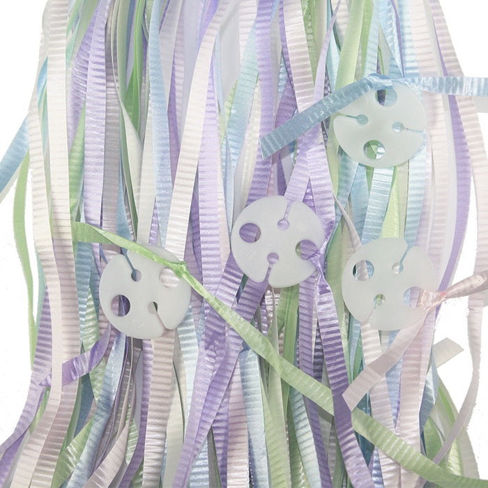 Balloon Ribbon with Clips Pk25 ~ Pastel Assorted