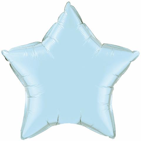 Light Blue Star Balloon Foil