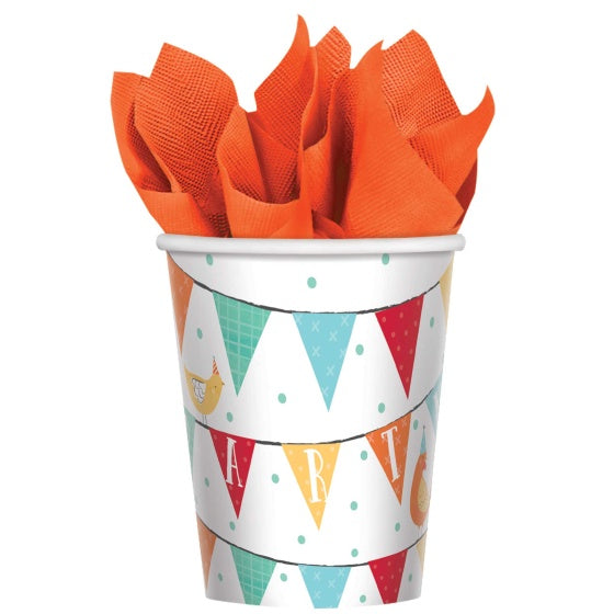 Barnyard Birthday Paper Cups 8pk