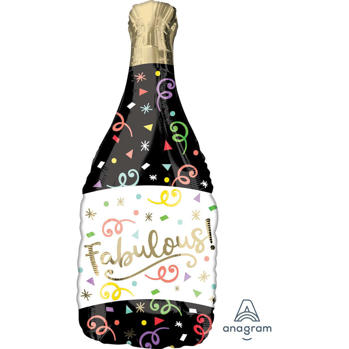 Champagne Bottle | Confetti Fabulous Balloon