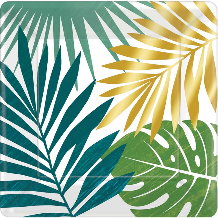 Palm Leaf Paper Plates | Square Snack | PK8