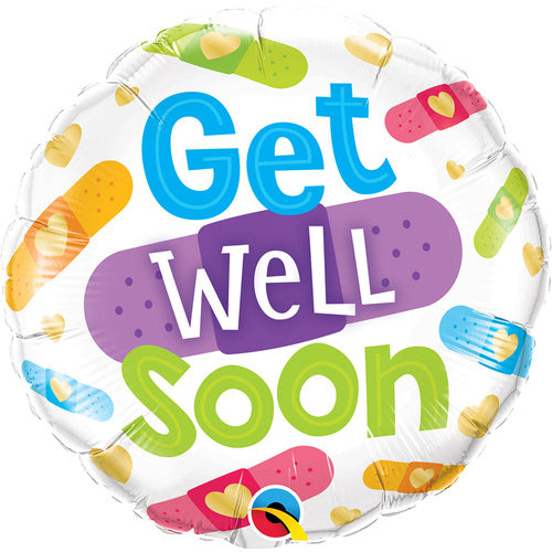 Get Well Balloon or Bouquet - Colourful