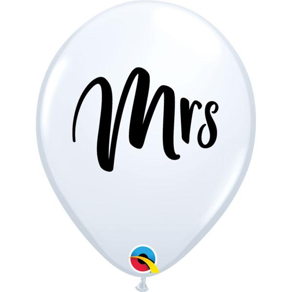 Mrs Balloons - Singles or Packs - Helium Filled or Flat