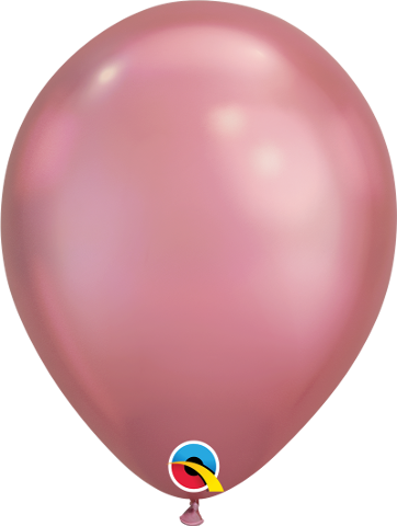 Chrome Balloons Meuve ~ Singles ~ Pack ~ Helium Filled ~ Flat