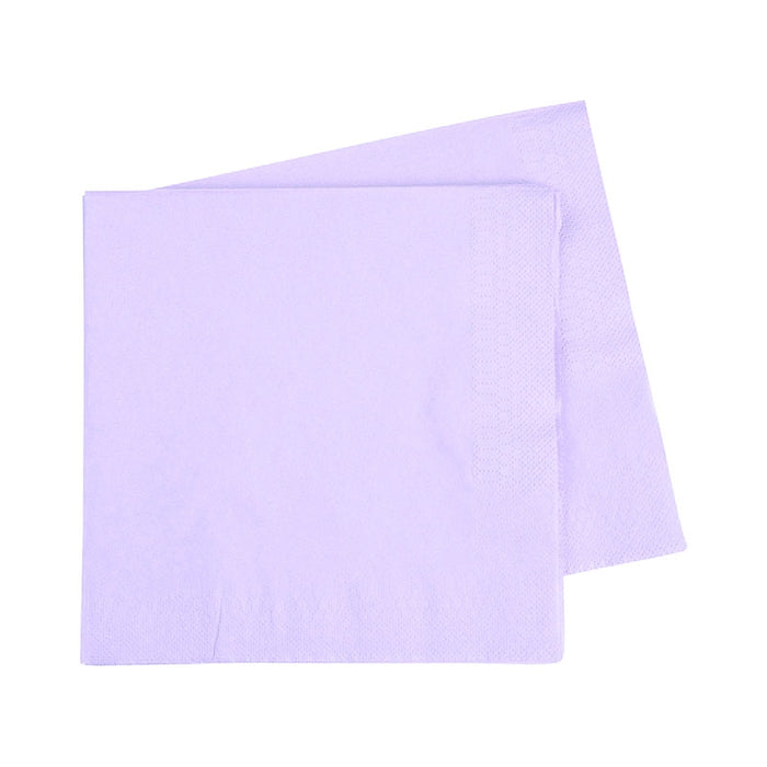 Pastel Purple Napkins | Lunch Napkins | Premium Pk40