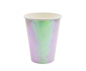 Iridescent Paper Cups 260ml pl10