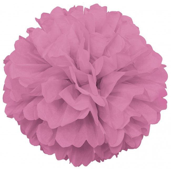 Tissue Paper Puff Ball  | Pastel Pink | 40cm