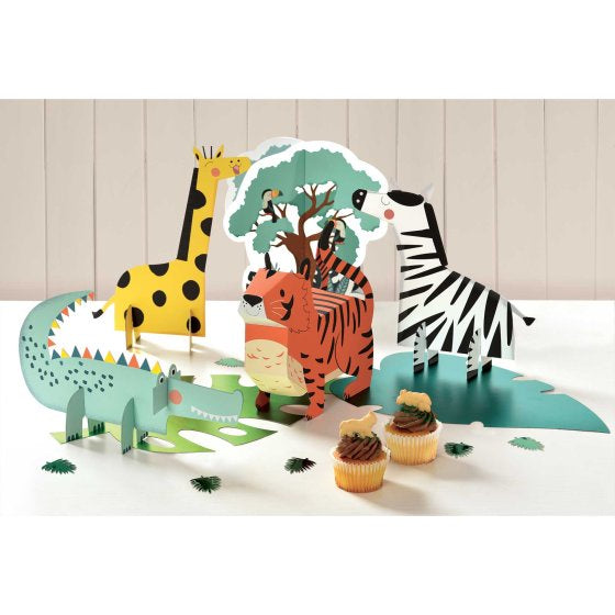 Get Wild Jungle Animal Table Decorating Kit