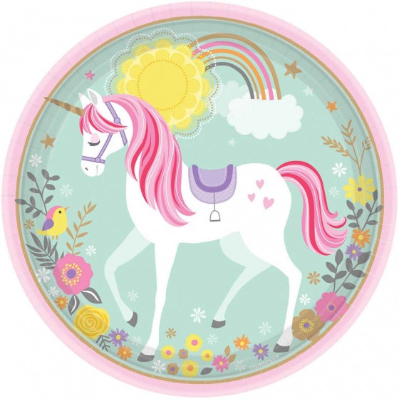 Magical Unicorn Lunch Plates