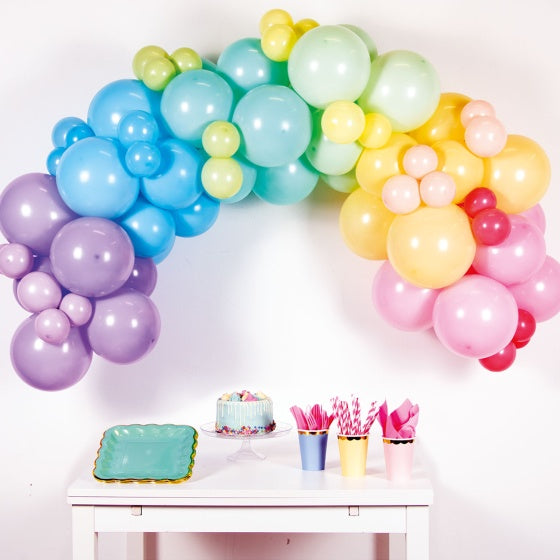DIY Balloon Garland Kit | Pastel Rainbow