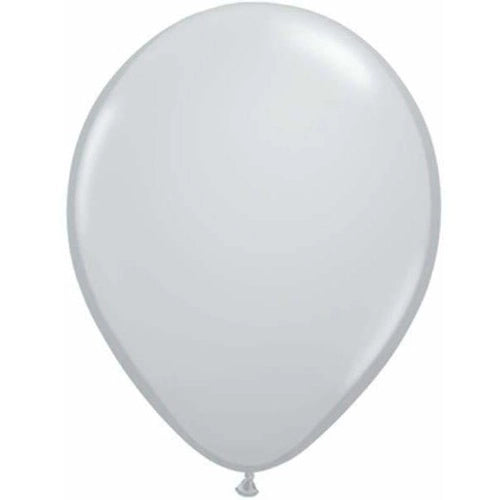 Grey | 5" Balloons | Pack | Flat