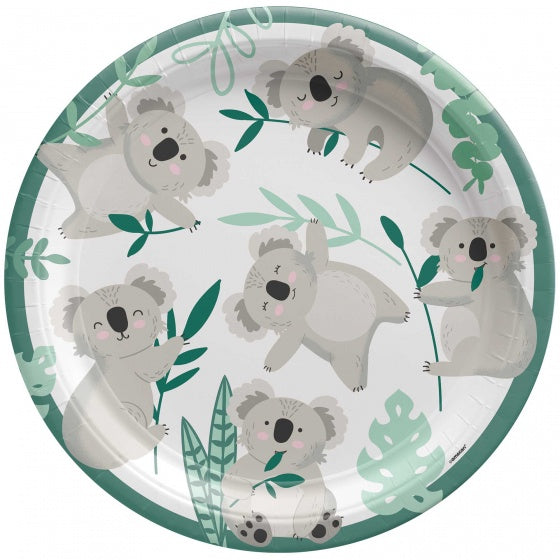 Koala Dinner Plates  | 23cm |8pk