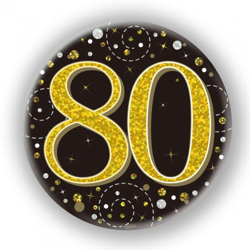 Sparkling Badge Gold & Black | #80
