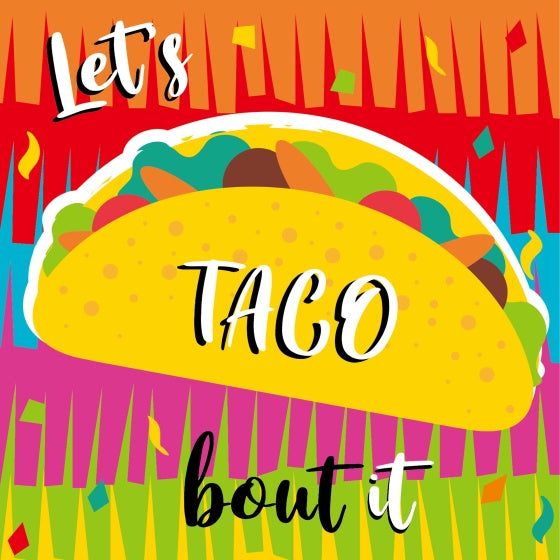 Fiesta 'Lets Taco Bout it' Lunch Napkins 16pk