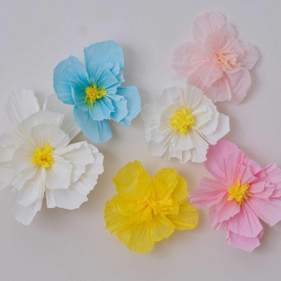 Tissue Paper Flowers 6pk - Hello Spring