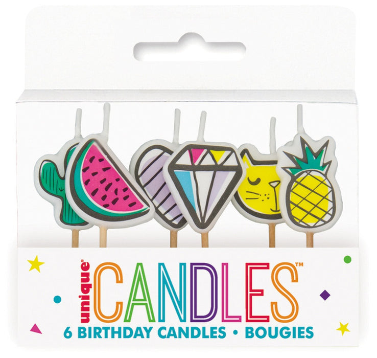 Favourite Things Pick Candles 6pk
