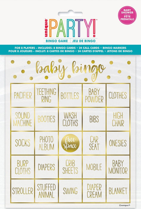 Oh Baby Bingo Game
