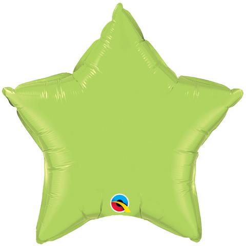 Lime Green Star Balloon Foil