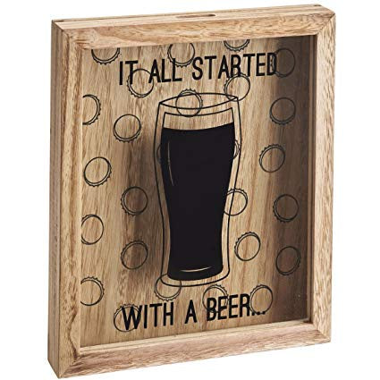 Fathers Day Gift - Beer Bottle Cap Collection Frame