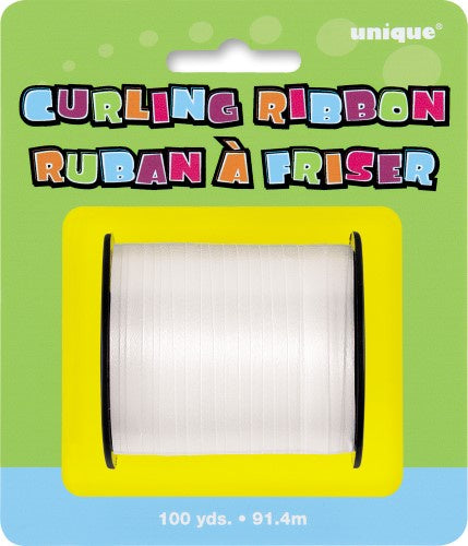 Balloon Ribbon - Curling Ribbon | White