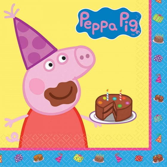 Peppa Pig Napkins Lunch Pk16